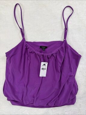 Express Spaghetti Strap Cropped Camisole